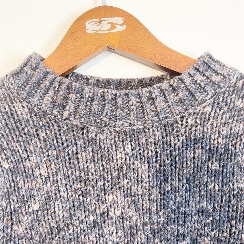 Madewell Pleated Shoulder Pullover Sweater. Size Medium - Picture 4 of 6